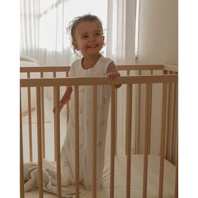 Lodger Hopper - Baby zomerslaapzak - hydrofiel - Paars - 98cm - 0.3 TOG - Biologisch katoen
