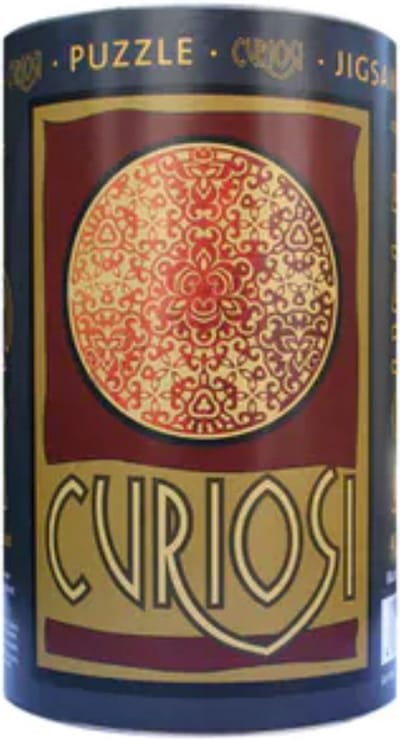CURIOSI Dubbel Puzzel  "Vuur" 88 delen Hout.