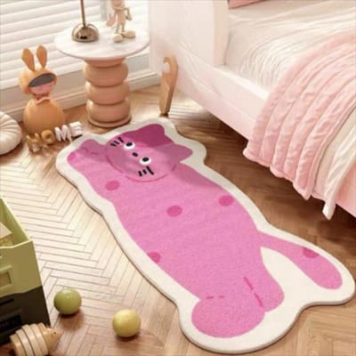 Schattig Ins Stijl Kat Speciaal Vormig Pluche Slaapkamer Tapijt Woonkamer Bank Deken Kinderdeken Kamer Antislip Bedzijde Deken 20*30cm