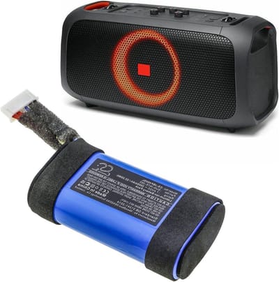 Batterij Vervanging - Oplaadbare Accu - Muziek Afspelen - Hoge Capaciteit - 3000mAh - Zwart