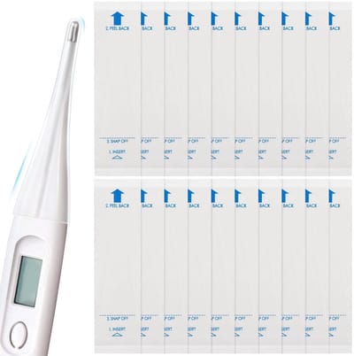 Dailygoods - Thermometer Covers - Beschermhoezen - Veilig en hygienisch - 100 Stuks - Probe Covers - Geschikt voor volwassenen - Disposable