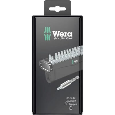 Wera Bit-Check 30 TX Universal 1 SB 05057900001 Bitset 30-delig Torx