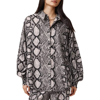 AllSaints Charli Shirt Flow Ecru White Taglia: 8 | Magliette intime Outlet | Donna | Marrone