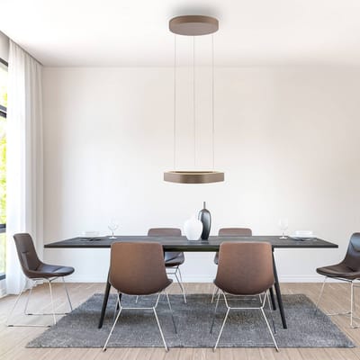 Paul Neuhaus LED hanglamp Q-Stretto, brons, 40,8 cm