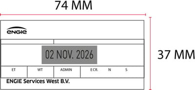 Stempelplaatje Trodat Printy 4726