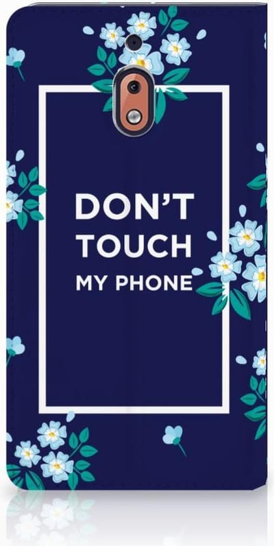 Nokia 2.1 2018 Design Case Flowers Blue DTMP