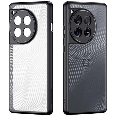 Dux Ducis Aimo Geschikt voor OnePlus 12R - Back Cover Case Zwart