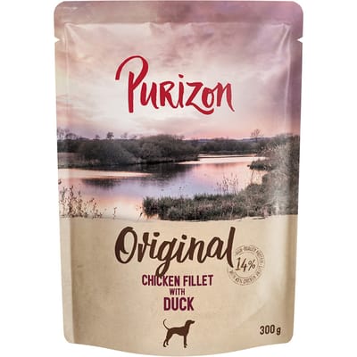 Purizon Adult 6 x 300 g Hondenvoer - Kipfilet met Eend, Wortelen en Bramen