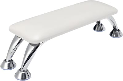 Guardian Beauty Nagelarmsteun - Leren - Handkussen - Wit - Nagelstylisten en Salons
