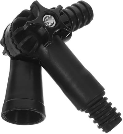Hinge Angle Adapter voor Telescopische Stangen, Vervangbare Adapter voor Ramen, Goot en Schilderwerk, Zwart