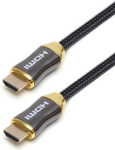 HDMI Kabel 2.0 Full HD Gold Plated – HDMI naar HDMI - Ultra HD 4K - 15 Meter - zwart