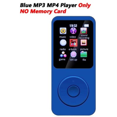 MP3 Speler Draagbare Muziekspeler Bluetooth 5.4 Muziek Stereo Speler 1.8 inch Scherm Ondersteuning FM Radio E-Boek Opname
