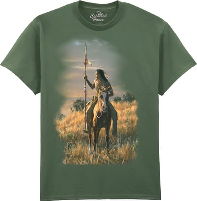 Native American The Scout The Coloured House T-shirt XXL
