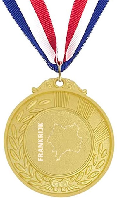 Akyol - frankrijk medaille goudkleuring - Piloot - toeristen - frankrijk cadeau - beste land - leuk cadeau voor je vriend om te geven