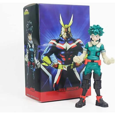 Bandai Anime My Hero Academia Izuku Midoriya en Katsuki Bakugo 17cm Actiefiguur Collectie PVC Verzamelbaar Figuur Speelgoed voor Fans Cadeau
