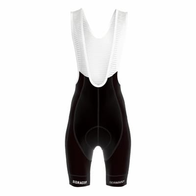 BIORACER Official German Cycling - Icon Fietsbroek Zomer - Heren - Zwart - Team Germany - Comfortabel&Ademend - Maat S
