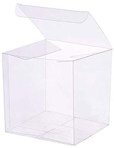 Dailygoods- Geschenkdozen 10 stuks - Doorzichtige Dozen - PVC-materiaal - Kubusvormig - Eenvoudig te Monteren - 10 x 10 x 10 CM - Verpakkingsdozen