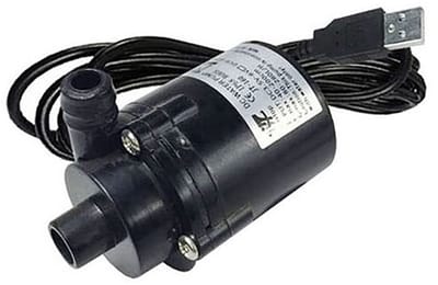 Store_9 - Niet-verstoppende Dompelpomp - Mini Borstelloze Pomp - Geschikt voor Aquariums - Zwart - Watercirculatie - 280L/H - Energiezuinig
