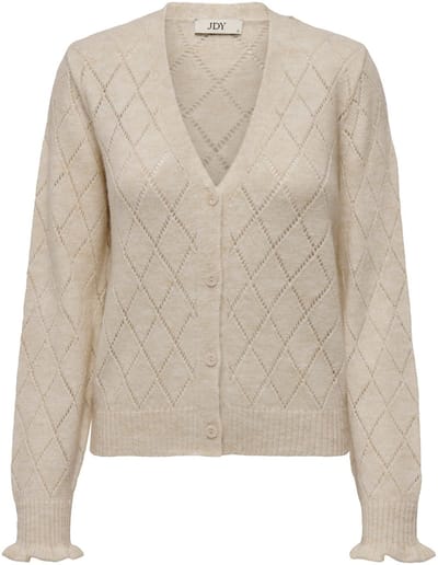 JDY - JDYLETTY L/S V-NECK STRUC CARDI KNT Dames Vest