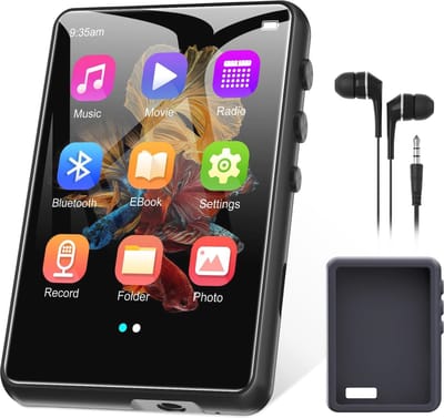 Draagbare MP3-speler 64 GB met Bluetooth 5.0 en Full Touchscreen