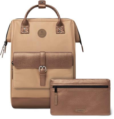 CABAIA - Rugzak Adventurer Large 23L Launceston, Computercompartiment 15", Levenslange garantie, Brede opening - Bruin