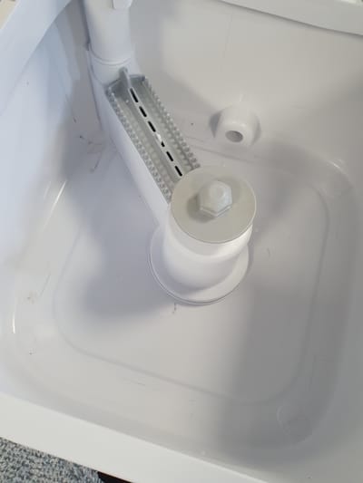 MakHome - 5in1 Vloerwisser - Dweilsysteem - Met Draai-Druk-Systeem - Vierkante Emmer met Aparte Bakken voor Schoon en Vuil Water - Inclusief 3 Opzetstukken