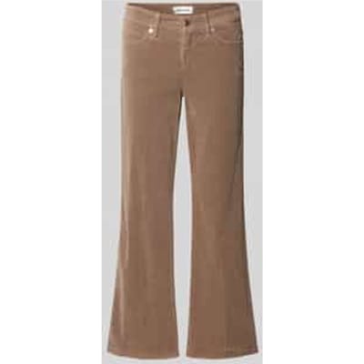 Corduroy broek in verkorte pasvorm, model 'FRANCESCA'