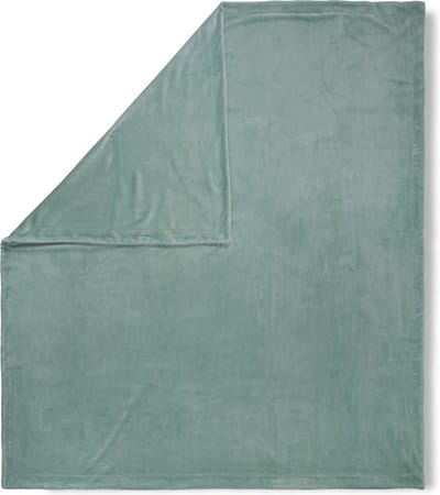 Luxe Aqua Plaid 160x180 cm - Zacht Polyester Strandlaken - Uni Design - Voor 1 Persoon