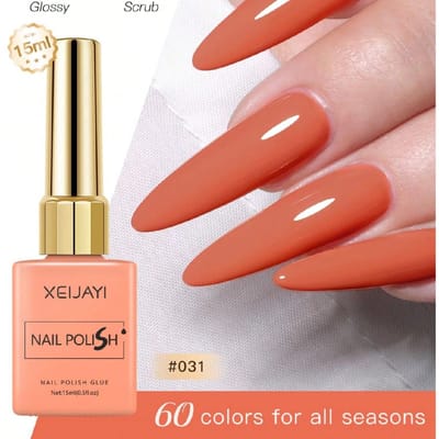 XEIJAYI 1 stuk 15 ml nagellakset met UV LED soak-off gellak: Wees creatief met kleurrijke mousse gel nagellak voor thuis, nagelkunst en doe-het-zelf projecten.