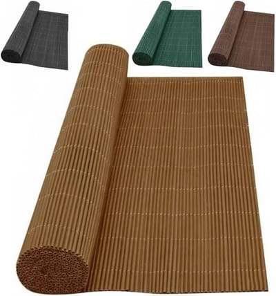 Kunstwilgenhek voor Tuin en Balkon - Beige Inkijkbescherming 90%