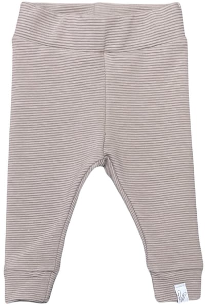 Newborn broekje skinny Rib taupe maat 44