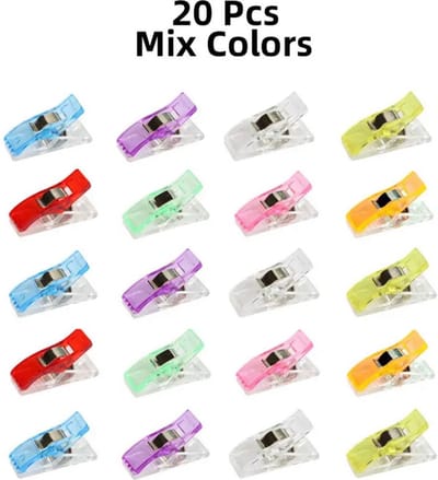 Wonderclips - knijpertjes - quilt - vervanging voor spelden - hobby - 20 stuks - naaien - quilting clips