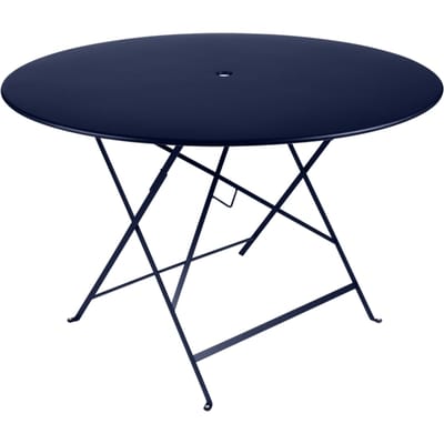 Fermob BISTRO klaptafel rond - 92 abyssblauw - Ø 117 cm