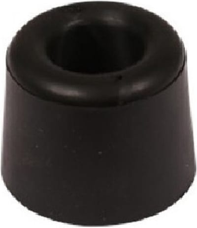 Deurbuffer - zwart - rubber - 35 x 30 mm - deurstopper