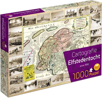 Cartografie Elfstedentocht (1000) - Tucker's Fun Factory Legpuzzel