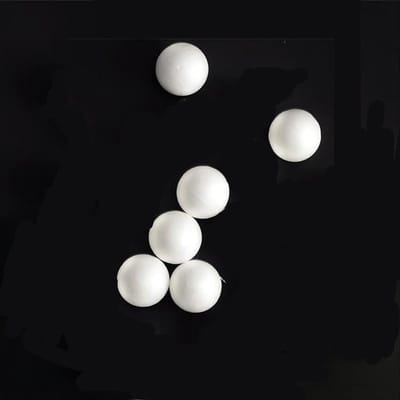 6x Boetseerballen Schuim Wit 4 cm Modelbouw en Knutselen