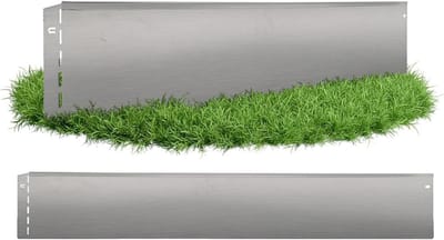 Gazonrand van metaal - thermisch verzinkt - 103 x 20 cm - nuttige lengte 25 m