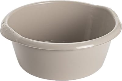 Hega Hoger Afwasteil - 10L - rond - beige - 38 x 16 cm - afwasbak