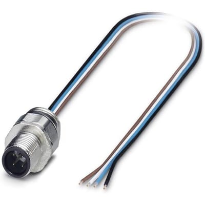 Phoenix Contact 1693775 Sensor/actuator inbouwconnector M12 Aantal polen (sensoren): 4 Stekker, inbouw 0.50 m 1 stuk(s)