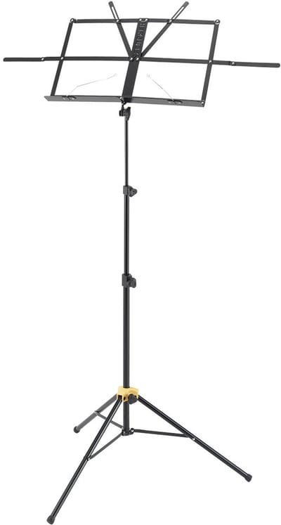 HERCULES HCBS-050B muziekstandaard, opvouwbaar, incl. tas