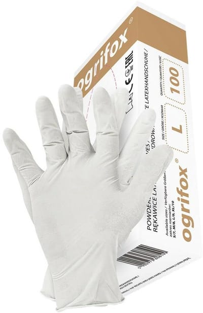 Ogrifox OX-VIN - Vinyl Handschoenen - L - Poedervrij - Transparant
