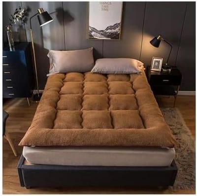 Japanse Traagschuimmatras - Opvouwbaar Bedkussen Vloermatras - Comfortabel Slapen - Dubbelzijdig Ontwerp - 120 x 200 cm - Roze