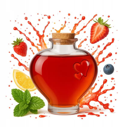 Glazen Fles LOVE 650ml met Houten Kurk - Uniek Cadeau & Decoratie