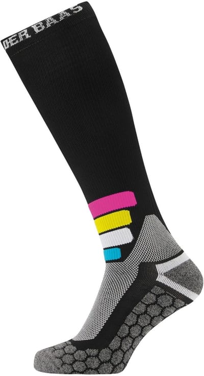 Poederbaas Skisokken Compressie Technical Pro Merino Zwart-35/38