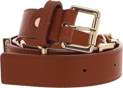 VALENTINO Riem Emma Winter Belt W120 Cuoio / Oro Bruine