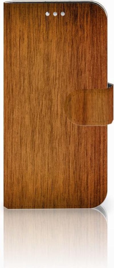 Book Case voor Samsung Galaxy S7 Book Style Case Donker Hout