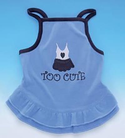 Nobby - Hondenjurk Too Cute - Blauw - 20 cm