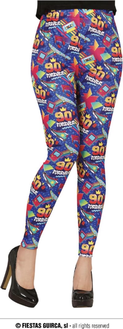 Fiestas Guirca - Blauwe legging 90's - maat L