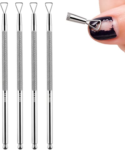 YUBBI Soak Off Gellak Verwijder Tool - Gel Schraper - Nail Art Gereedschap - Nagelriem Verwijderaar - 4 Stuks