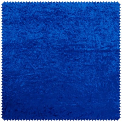 Panne fluwelen stof - Royal Blauw